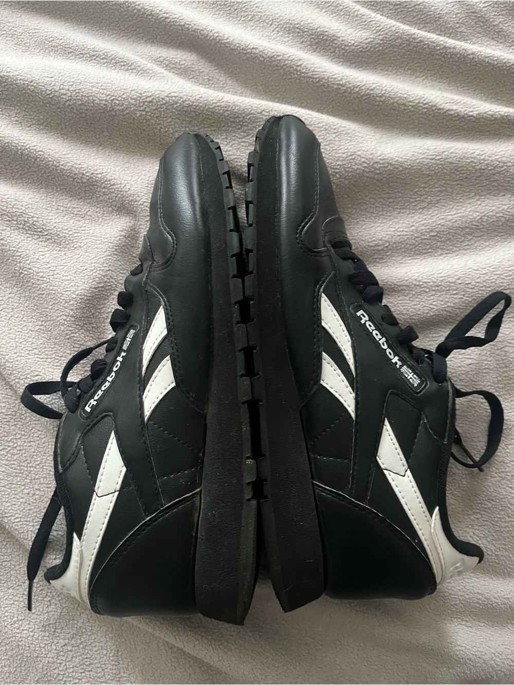 Reebok Black Sneakers with White Accents